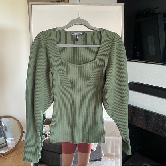 BCBGMaxAzria Ribbed Sweater Top - Picture 3 of 6